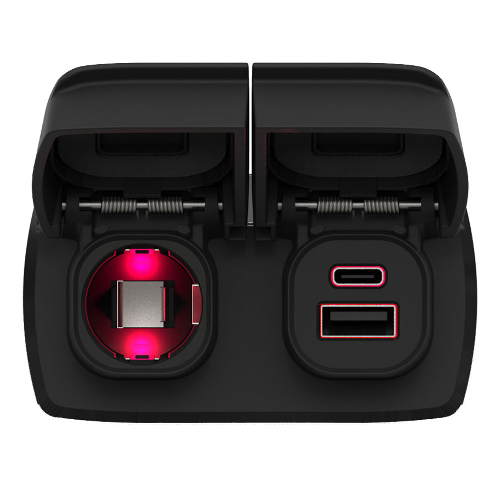 Scanstrut Flip Pro Duo - USB-A USB-C w/12V Power Socket