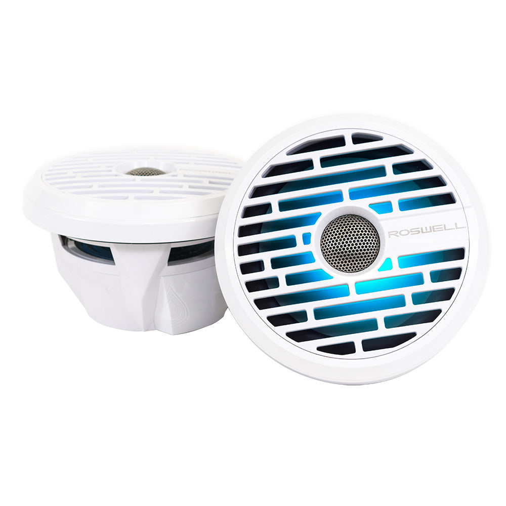 Roswell R1 7.7 Marine Speakers - White - 90W RMS 180W Peak Power