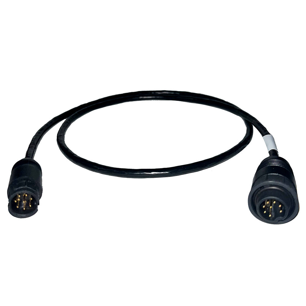 Echonautics 1M Adapter Cable w/Male 8-Pin Black Box Connector f/Echonautics 300W, 600W 1kW Transducers
