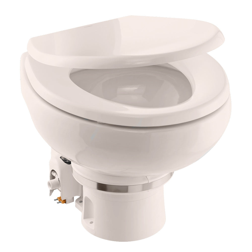 Dometic MasterFlush MF 7120 - Bone - Electric Macerating Toilet w/Orbit Base Slow Close Seat - Freshwater - 12V