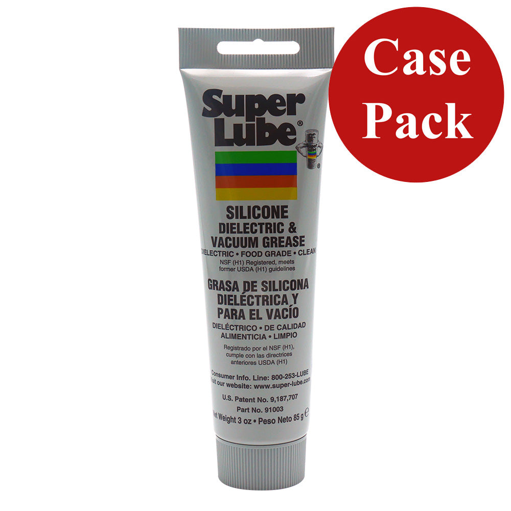 Super Lube Silicone Dielectric Vacuum Grease - 3oz Tube *Case of 12