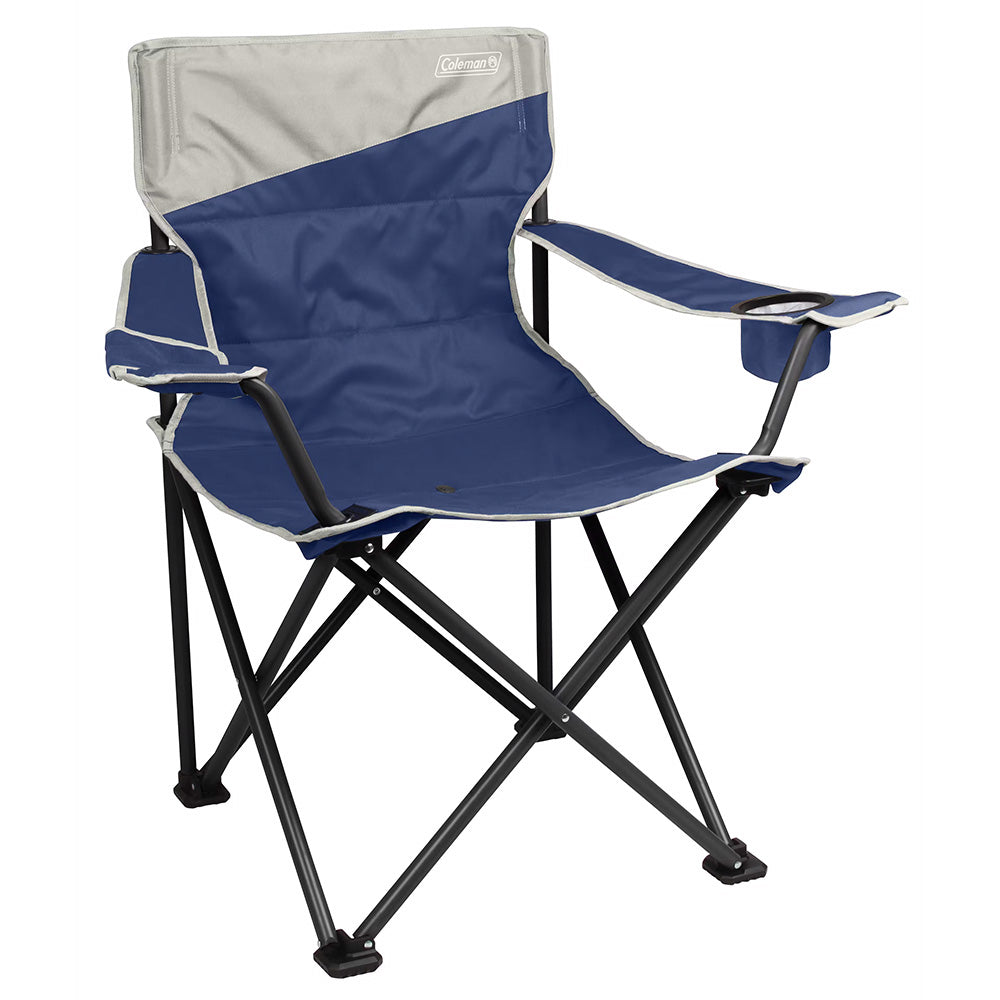 Coleman Big Tall Quad Camping Chair - Skyfall Blue