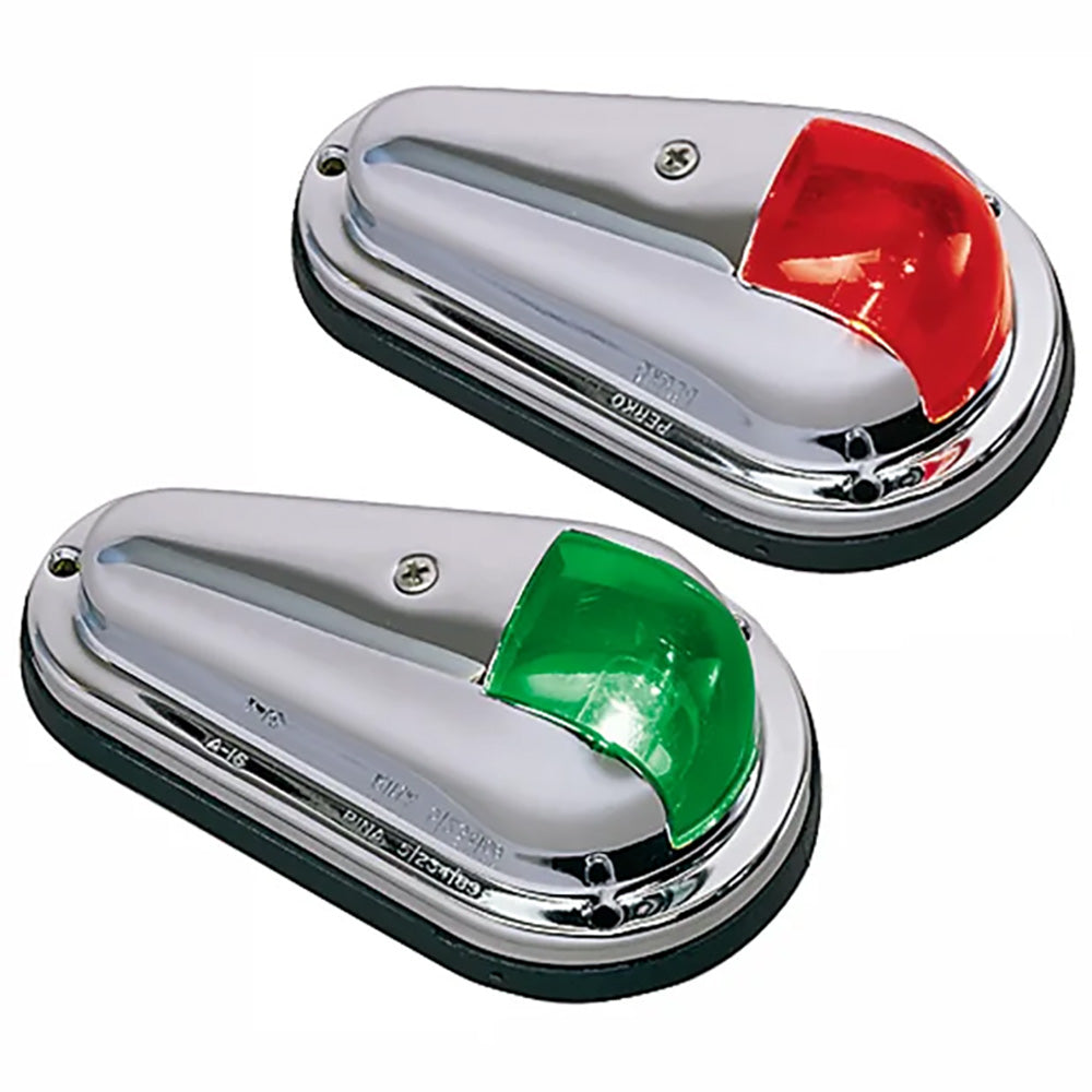Perko Vertical Mount Side Lights - 12V - Red Green - (Pair)