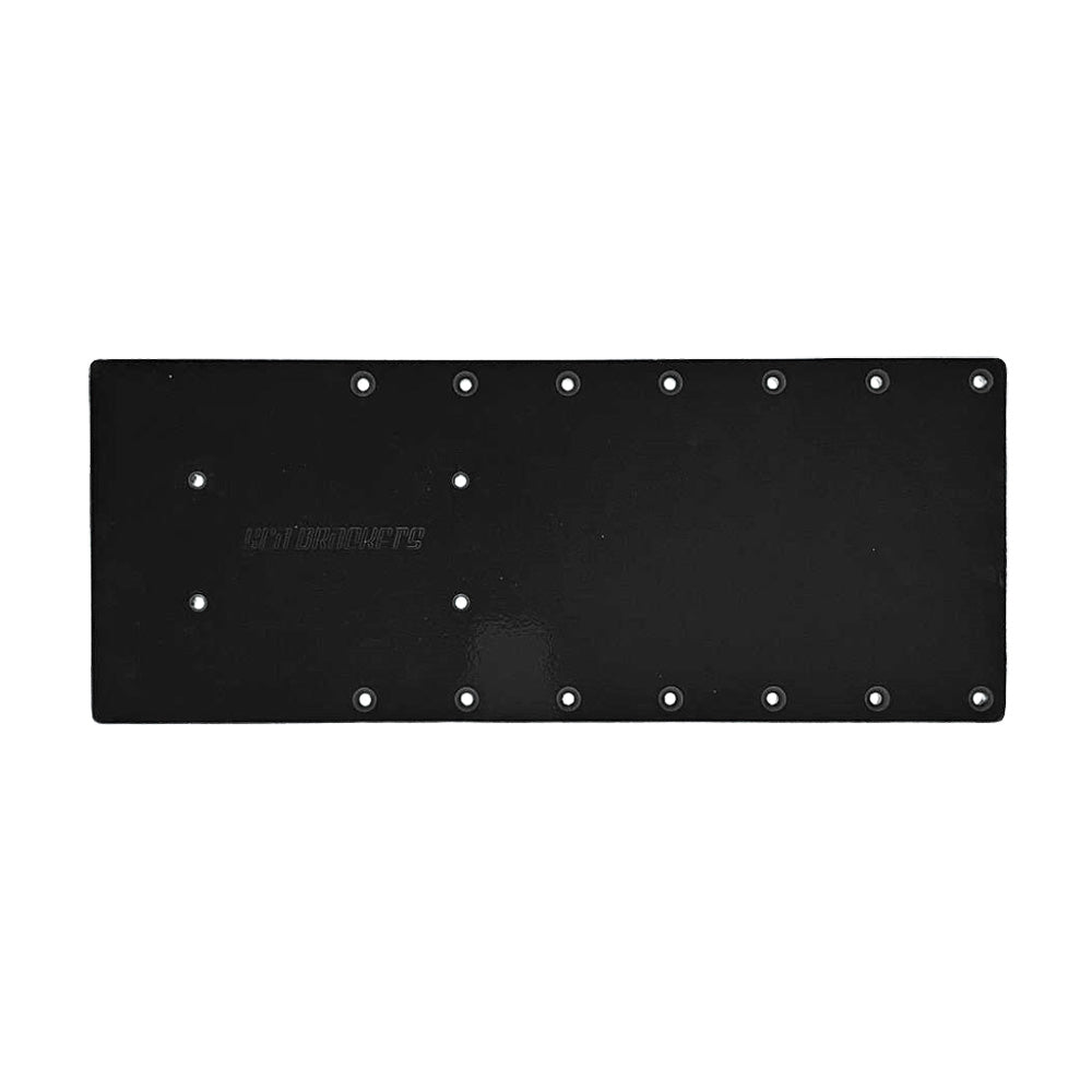 Sea Brackets 18" Straight Trolling Motor Plate f/Garmin Kraken - Black