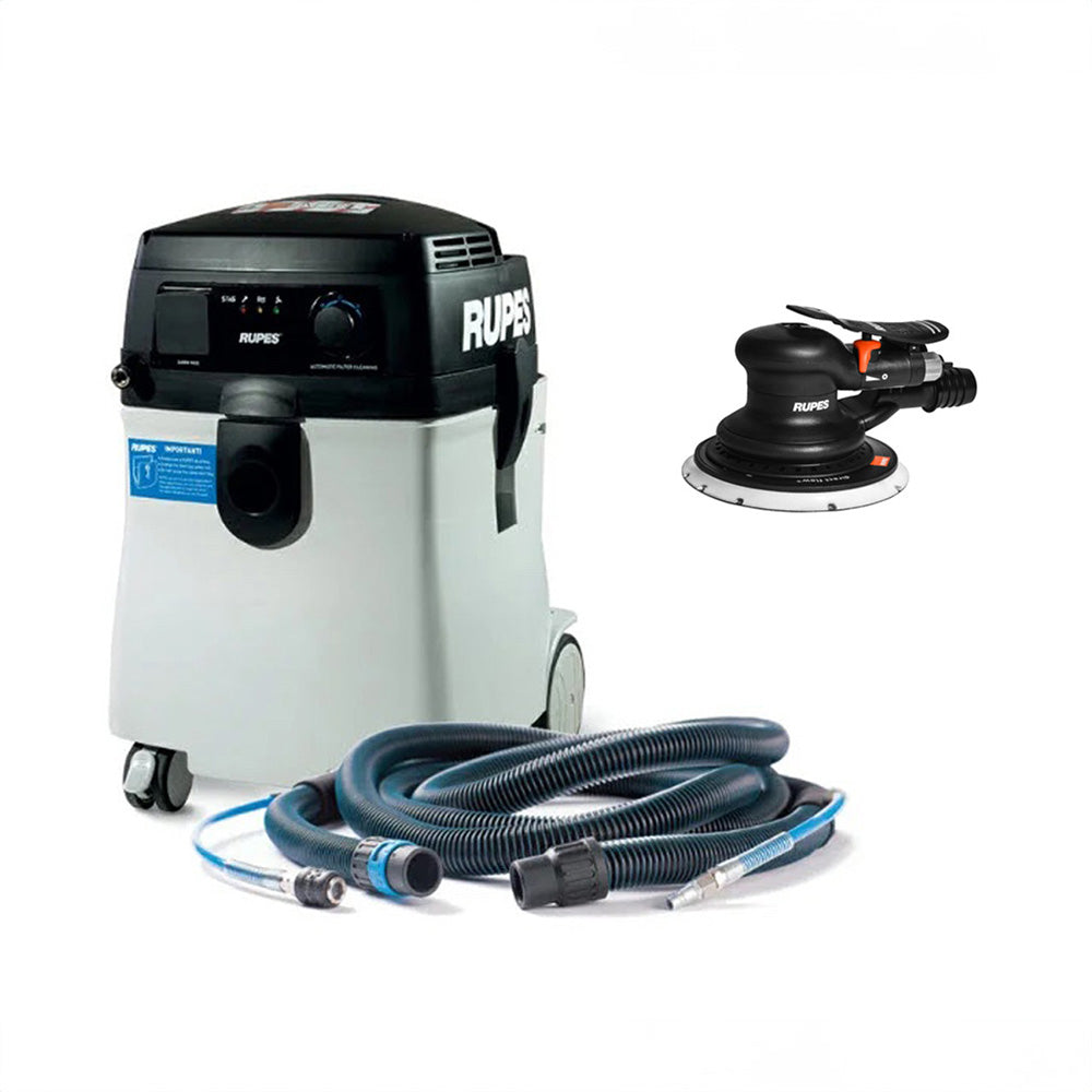 RUPES S245 Portable Vacuum Long Hose Kit w/RH359A Skorpio Sander