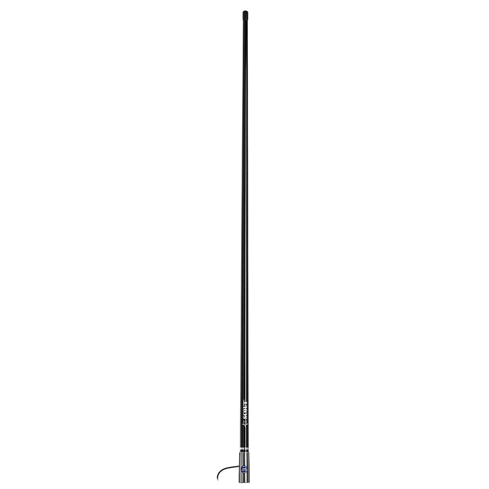Scout Titan Series 4' Black VHF Antenna 3dB Stainless Steel Ferule w/5M RG-58 Includes PL-259