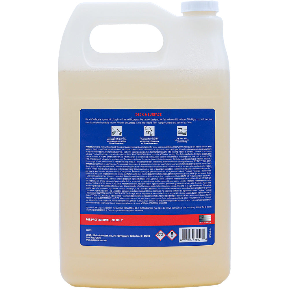Malco Deck Surface Spray All Purpose Cleaner - 1 Gallon