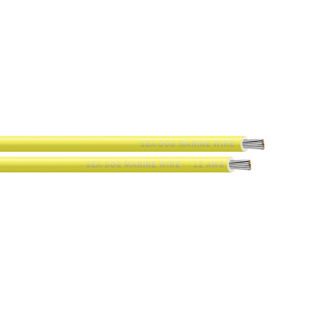 Sea-Dog 12 AWG Yellow Primary Wire - 1000'