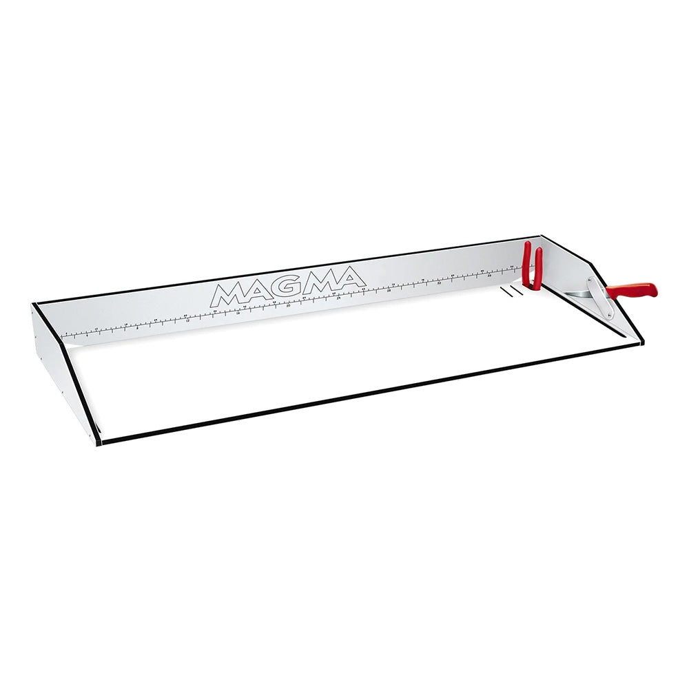 Magma First Mate Cutting Serving Table w/Engraved Ruler - 31" Long x 12.5" Deep x 3 7/8" High