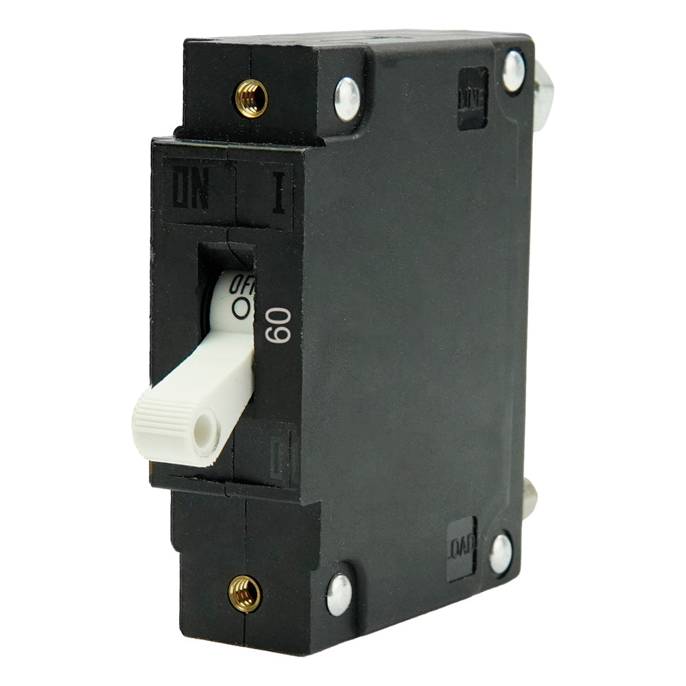 Egis C Series White Toggle Panel Mount Circuit Breaker - Single Pole 60A