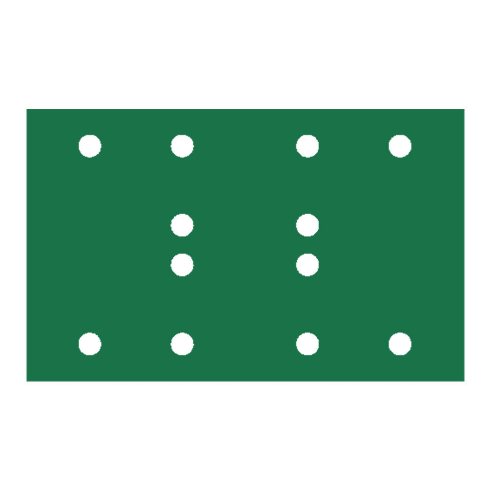 RUPES PROCUT Film Abrasive Sheet 80mm x130mm (3.15" x 5.1") - 12 Holes - P180 Grit *Box of 100pcs