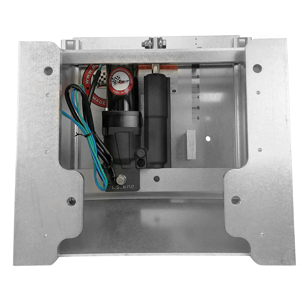 Bob's Machine 2" Setback Action Series Hydraulic Jack Plate - Silver