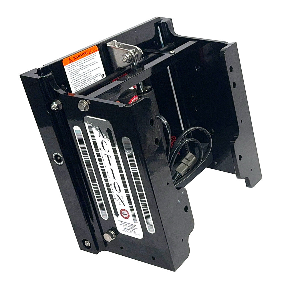 Bob's Machine 8" Setback Action Series Hydraulic Jack Plate - Gloss Black