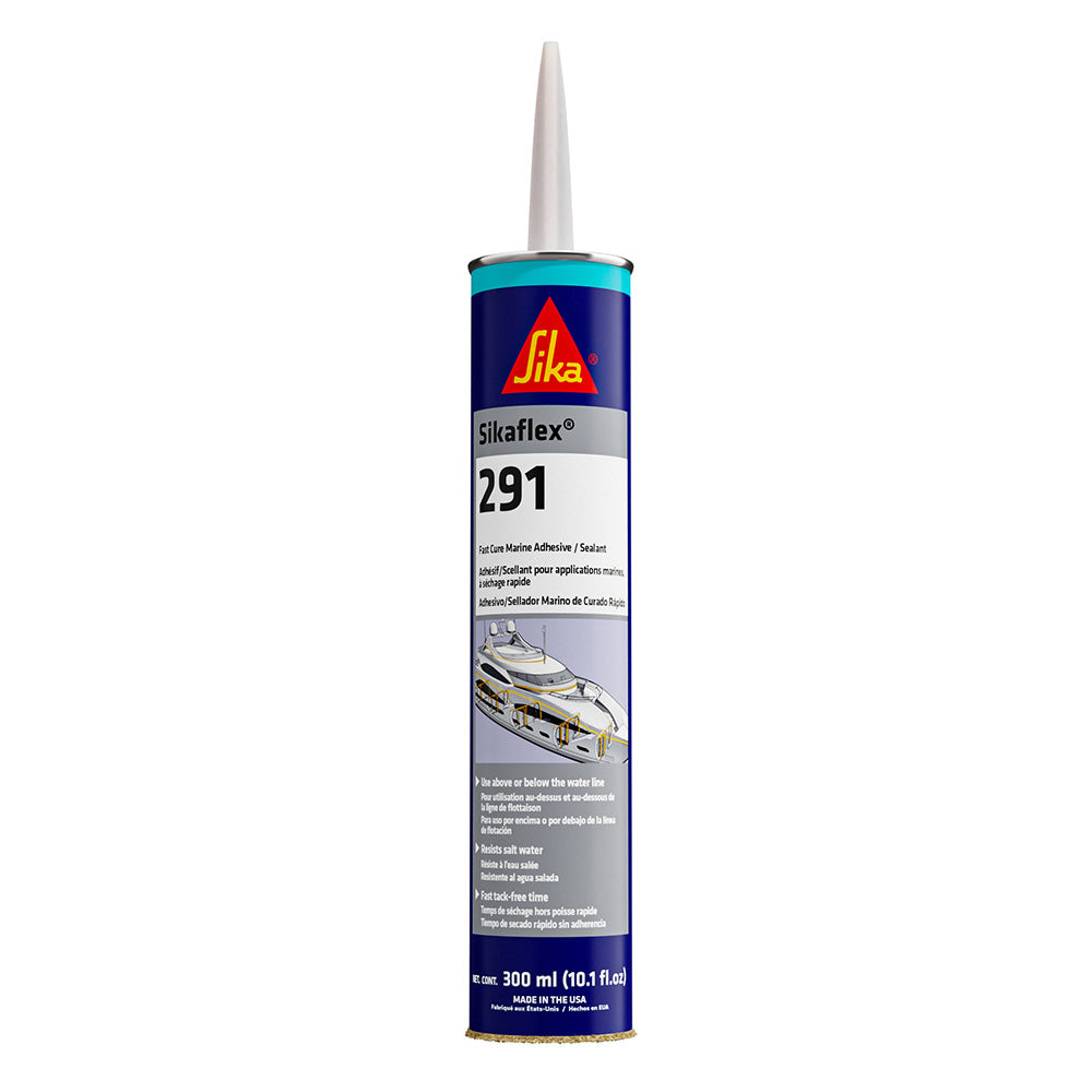 Sika Sikaflex 291 Fast Cure Adhesive Sealant 10.3oz(300ml) Cartridge - White