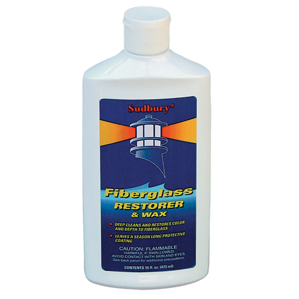 Sudbury One Step Fiberglass Restorer Wax - 16oz Liquid