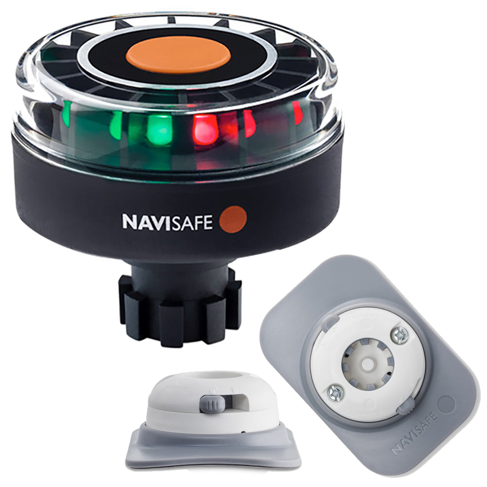 Navisafe Navilight Tricolor 2NM w/Navibolt Base RIB Mount - White