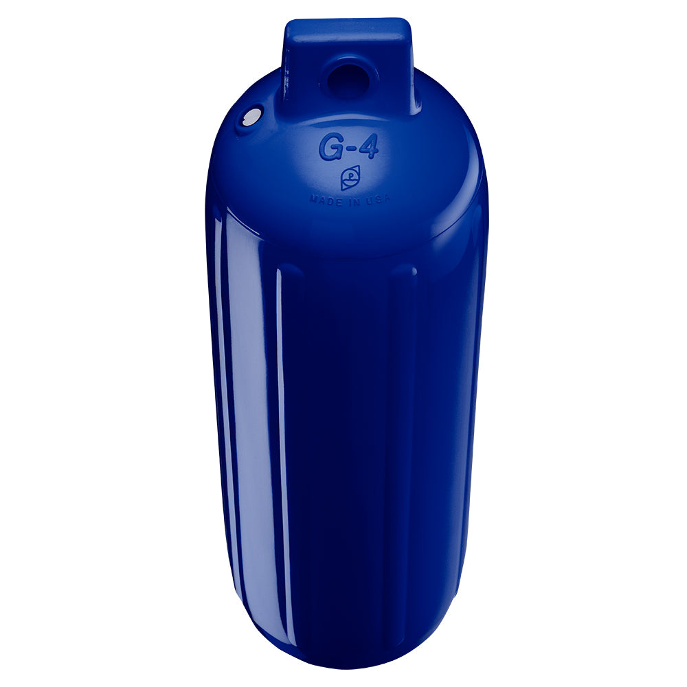 Polyform G-4 Twin Eye Fender 6.5" x 22" - Cobalt Blue w/Adapter