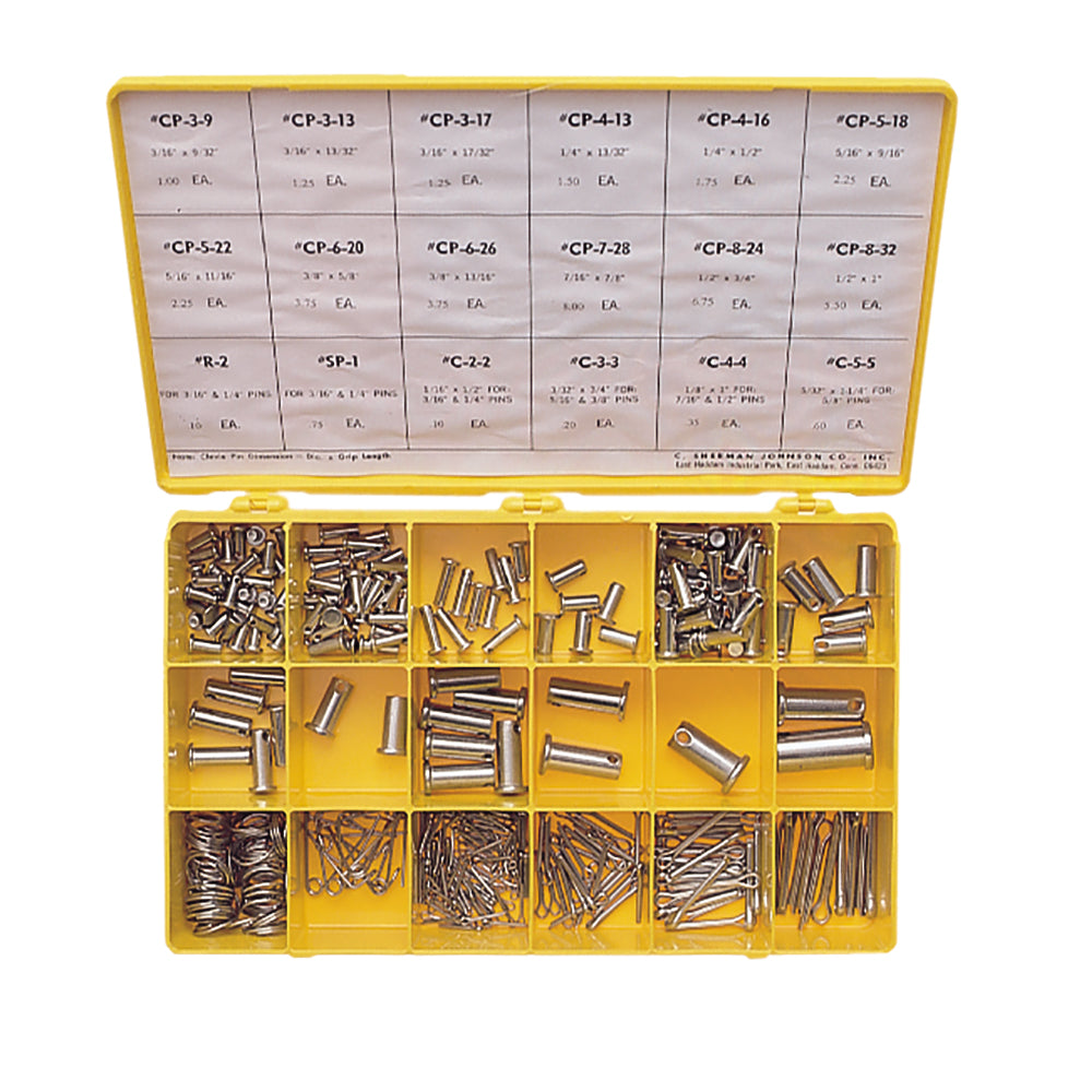 C. Sherman Johnson Cotter, Ring Clevis Pin Parts Kit