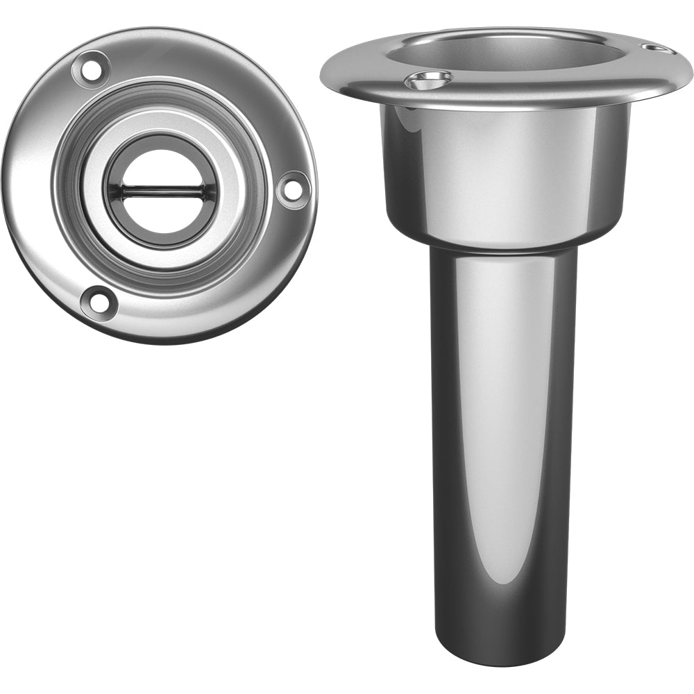 Mate Series Stainless Steel 0 Rod Cup Holder - Open - Round Top
