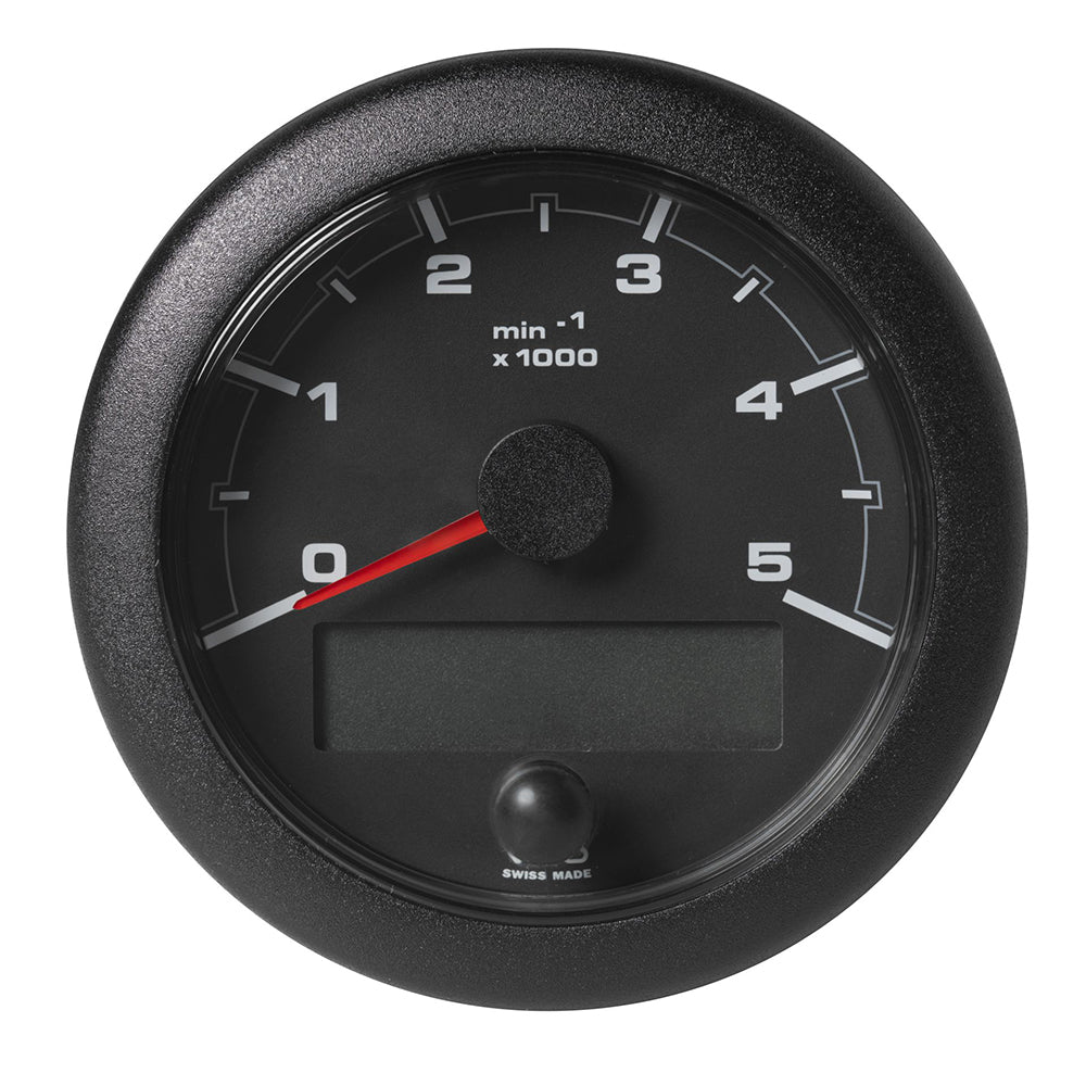 Veratron 3-3/8" (85MM) OceanLink NMEA 2000 Tachometer - 5000 RPM - Black Dial Bezel