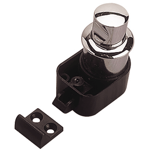 Sea-Dog Push Button Rim Latch - Chrome Plated Brass
