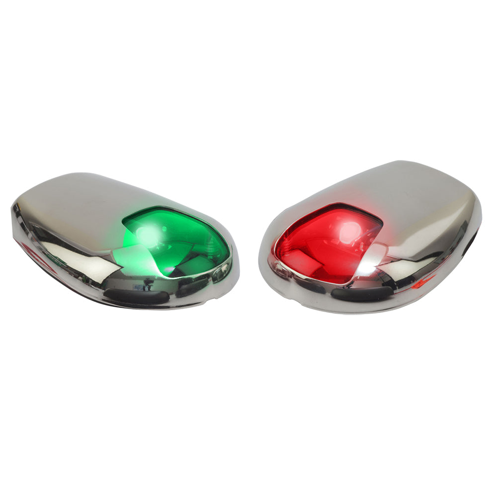 Sea-Dog Stainless Steel Side Mount LED Navigation Lights - 2 NM - Port Starboard