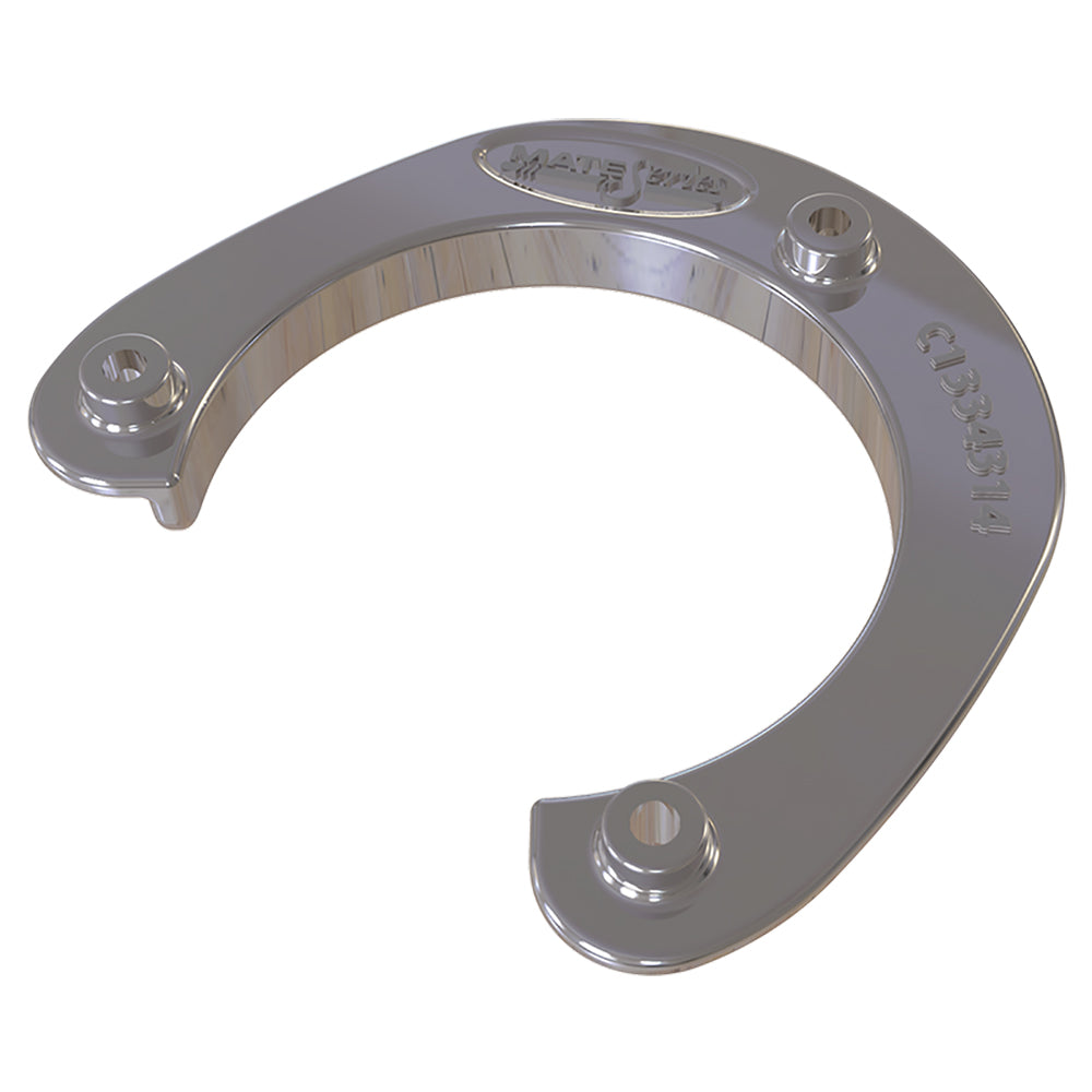 Mate Series Stainless Steel Rod Cup Holder Backing Plate f/Round Rod/Cup Only f/3-3/4" Holes