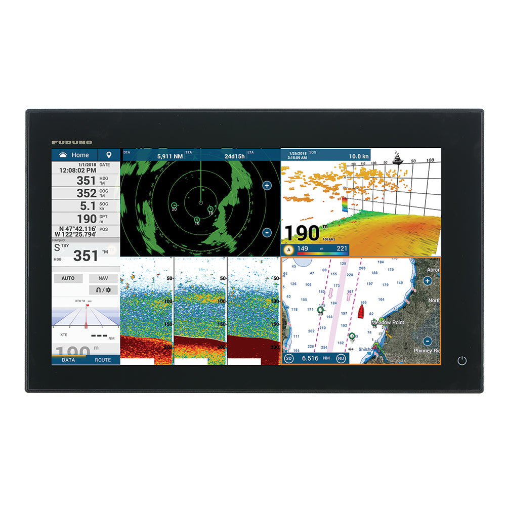 Furuno NavNet TZtouch3 16" MFD w/1kW Dual Channel CHIRP Sounder Internal GPS