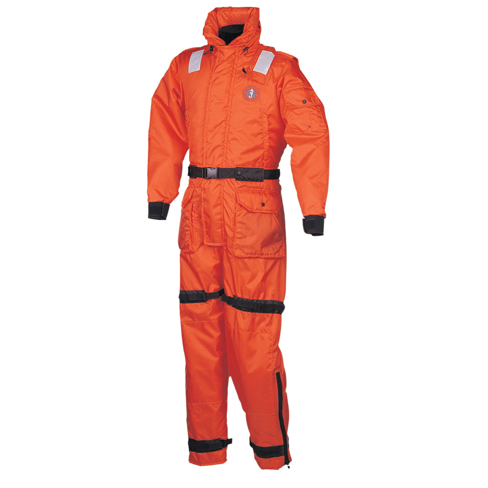 Mustang Deluxe Anti-Exposure Coverall Work Suit - Orange - XXXL