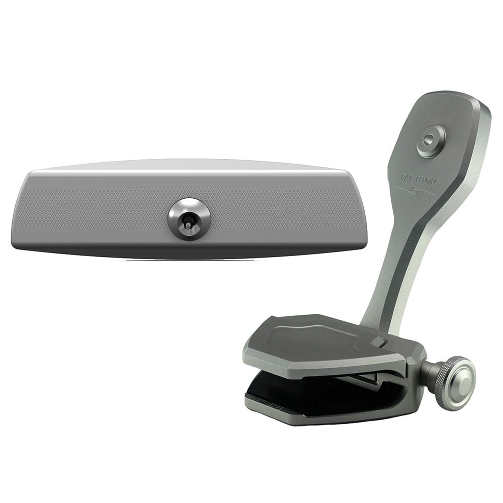 PTM Watersports Mirror/Bracket Kit w/VR-140 Elite Mirror ZXR-300 (Titanium Grey)