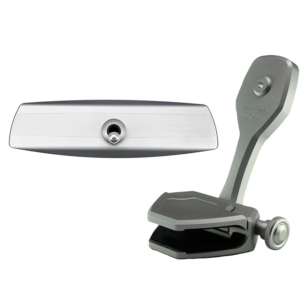 PTM Watersports Mirror/Bracket Kit w/VR-140 Elite Mirror ZXR-360 (Silver)