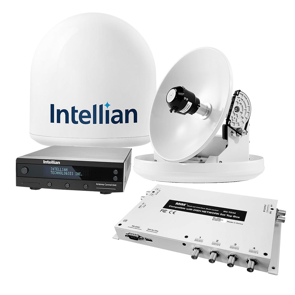 Intellian i2 US System w/DISH/Bell MIM-2 (w/3M RG6 Cable) 15M RG6 Cable