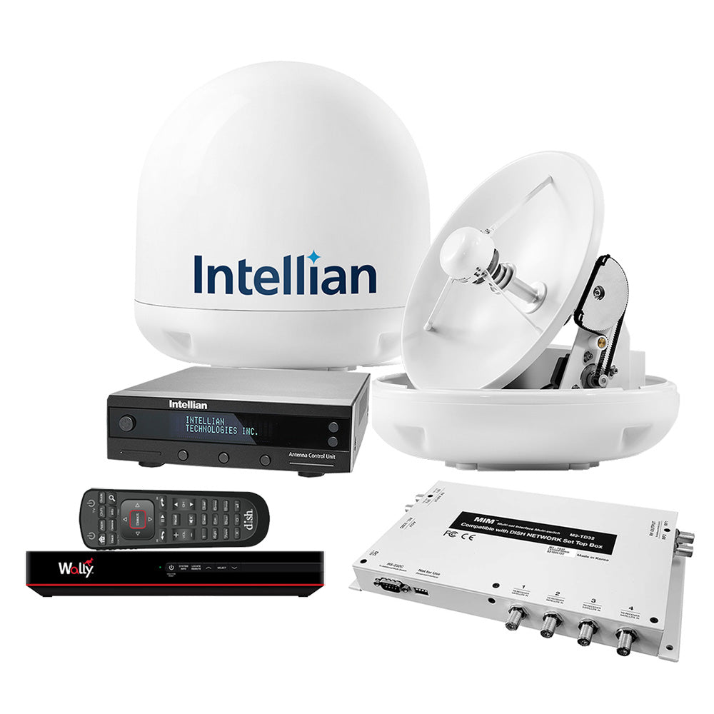 Intellian i3 US System w/DISH/Bell MIM-2 (w/3M RG6 Cable) 15M RG6 Cable DISH HD Wally Receiver
