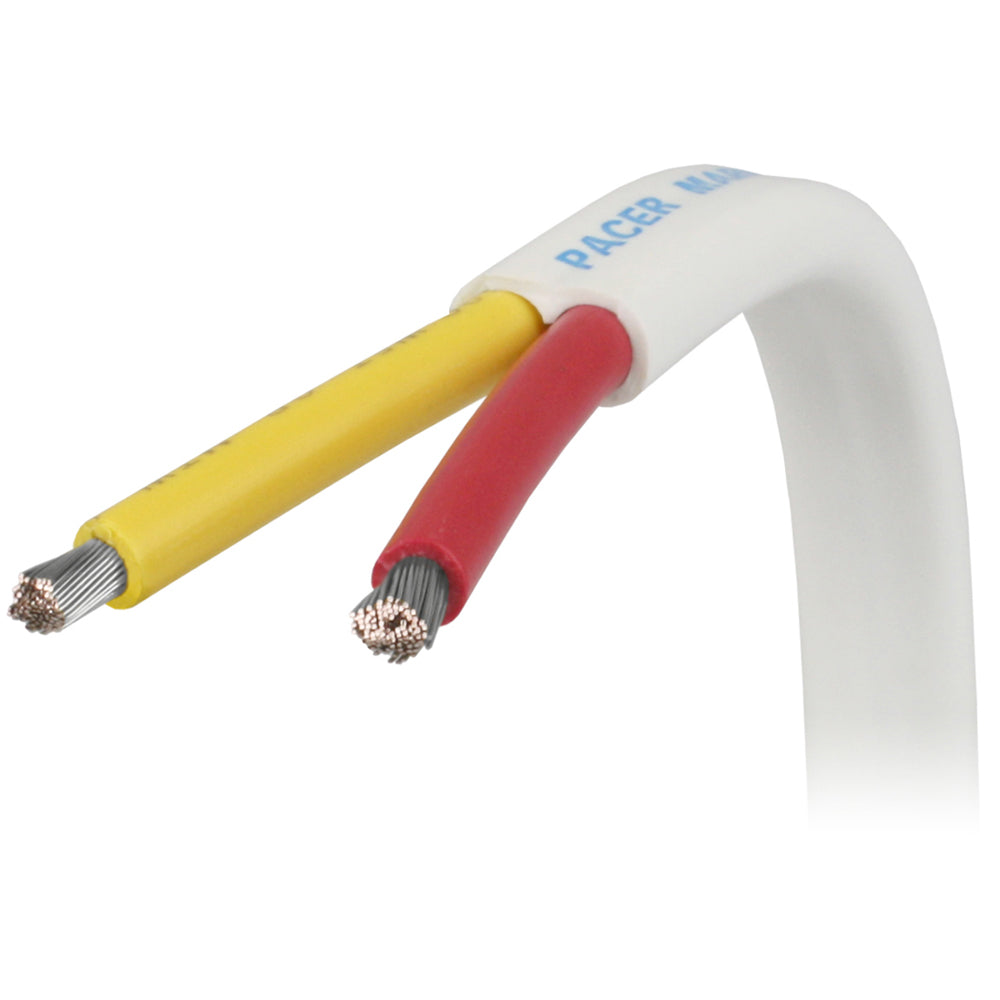 Pacer 14/2 AWG Safety Duplex Cable - Flat Cable - Red/Yellow - 250'