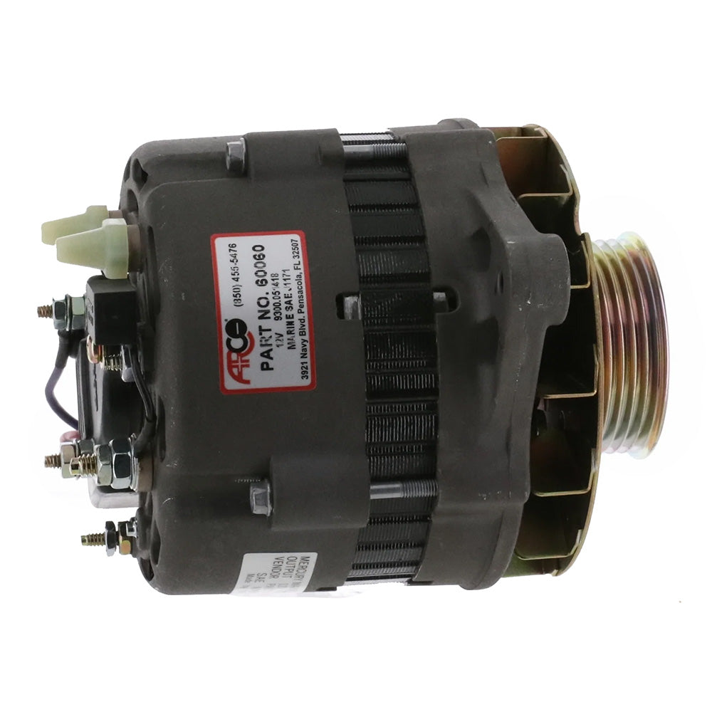ARCO Marine Premium Replacement Alternator w/Multi-Groove Serpentine Pulley - 12V 65A