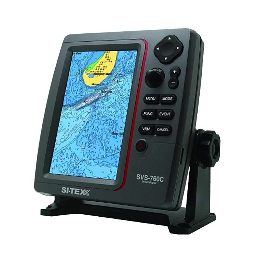 SI-TEX Standalone 7 GPS Chart Plotter System w/Color LCD, External GPS ...