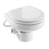 Dometic MasterFlush 7260 White Electric Macerating Toilet w/Orbit Base - Raw Water - 12V