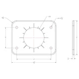 TACO Grand Slam 300 Universal Backing Plate f/GS-300  GS-390 - Pair