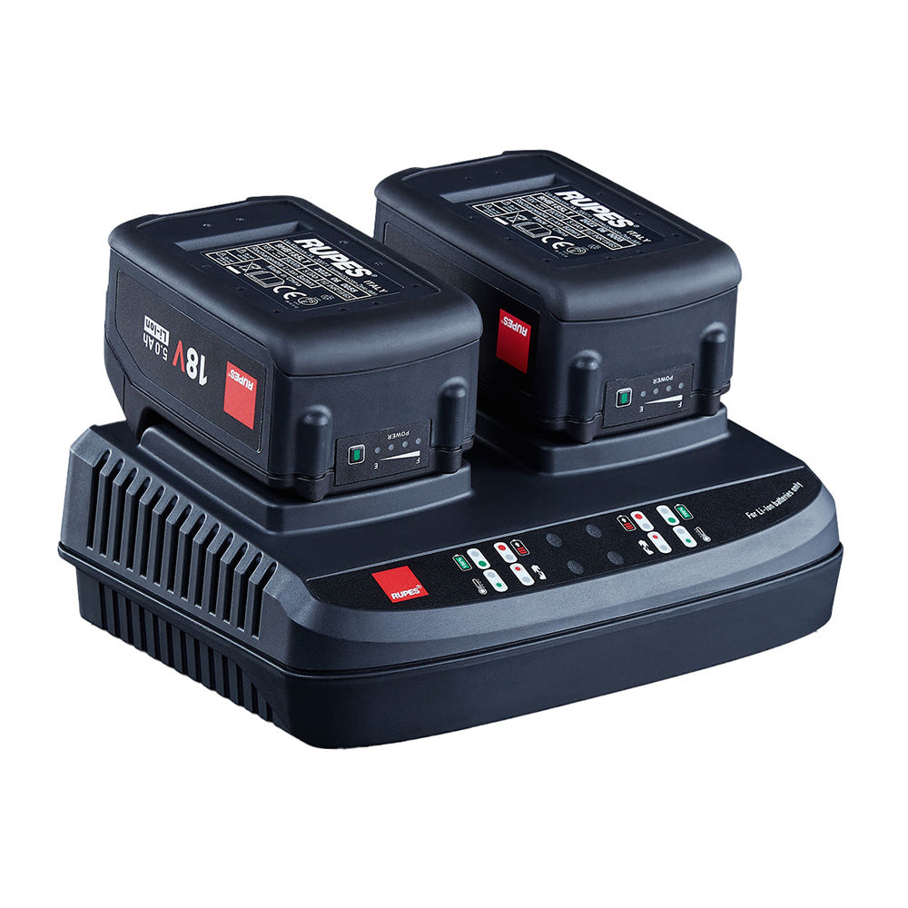 RUPES Dual Battery Charger f/iBrid HLR15  HLR21 Batteries w/LED Indicators