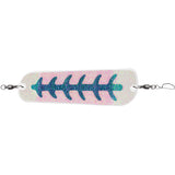 Luhr-Jensen Money Roll Flasher - 8-1/4" - Pearl Blue Skeleton
