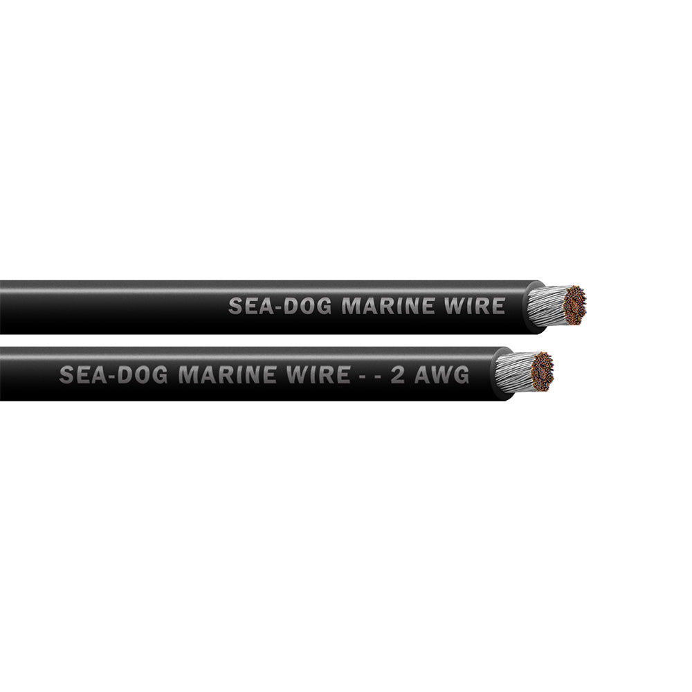 Sea-Dog 2 AWG Black Battery Cable - 100'