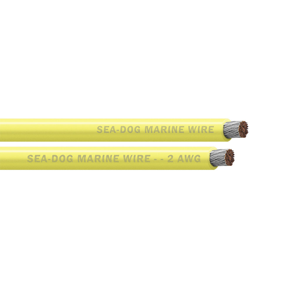 Sea-Dog 2 AWG Yellow Battery Cable - 250'