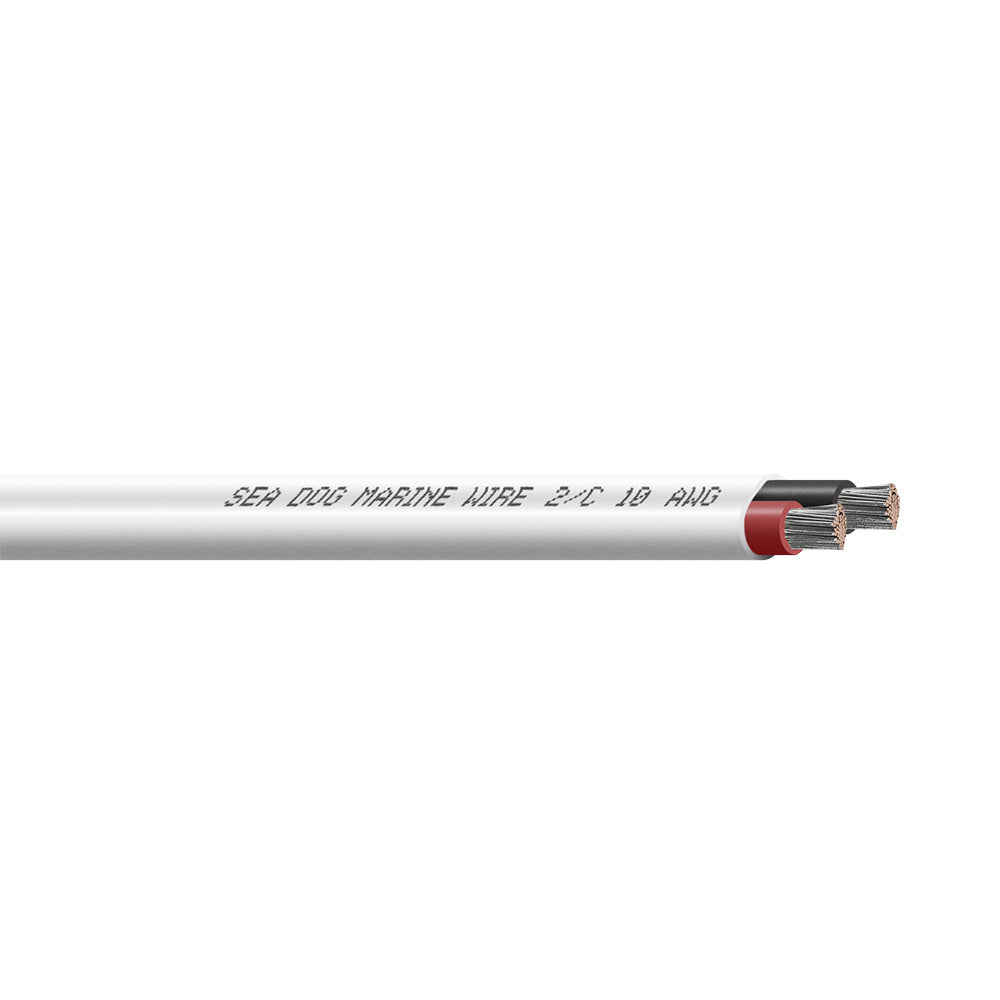 Sea-Dog 10/2 AWG Flat Duplex Wire - Red/Black - 100'