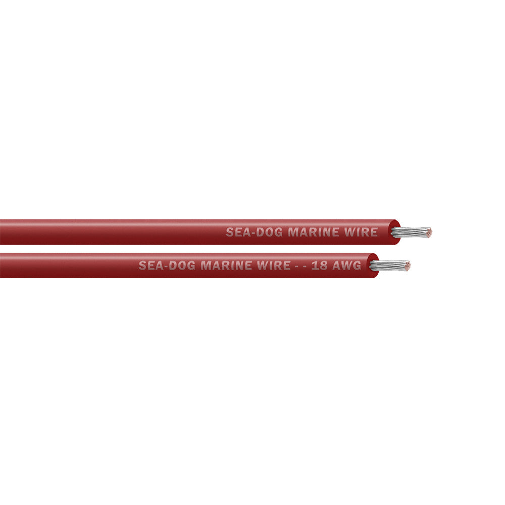 Sea-Dog 18 AWG Red Primary Wire - 25'
