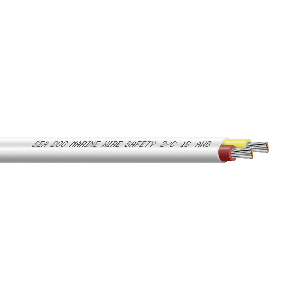 Sea-Dog 18/2 AWG Duplex Safety Wire - Red/Yellow - 1000'