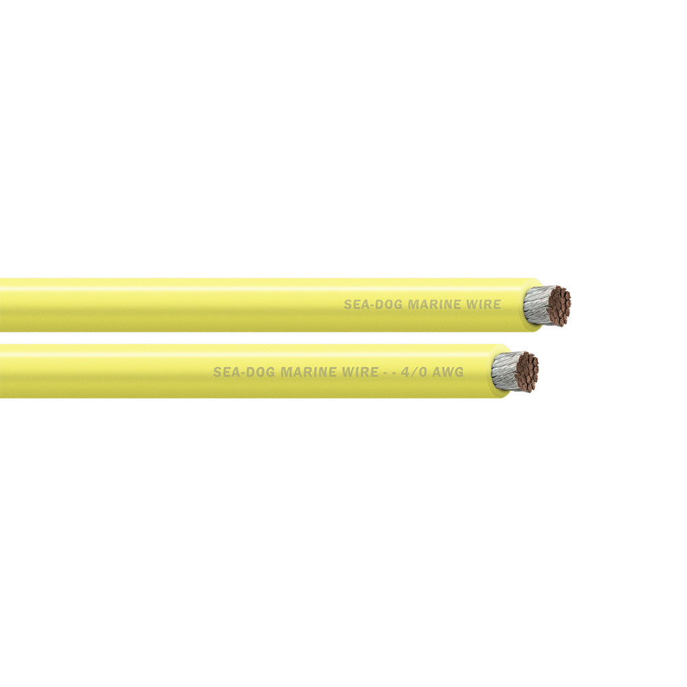 Sea-Dog 4/0 AWG Yellow Battery Cable - 250'