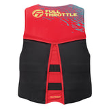 Full Throttle Men's Rapid-Dry Flex-Back Life Jacket - S - Red/Black