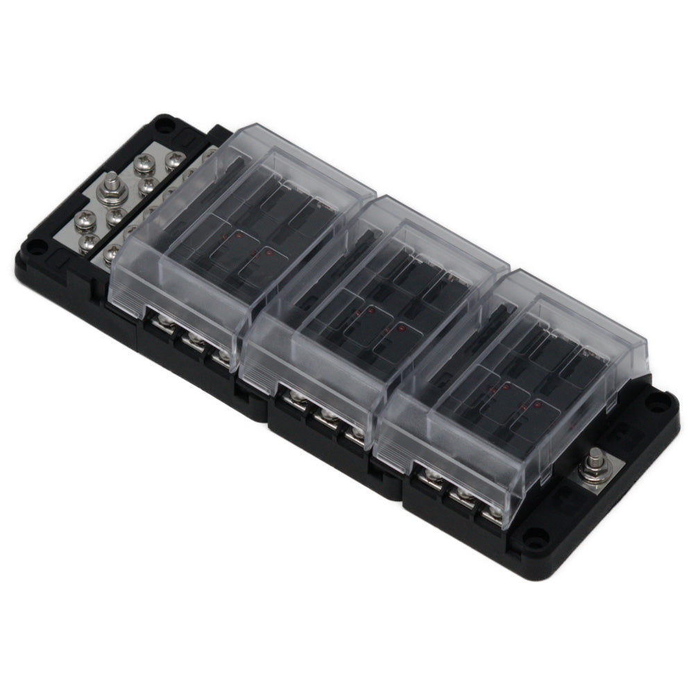 Egis RT Fuse Block 18 Position w/Ground  LED Indication
