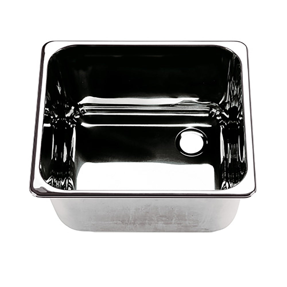Scandvik Rectangular Sink Stainless Steel - Right Side Drain