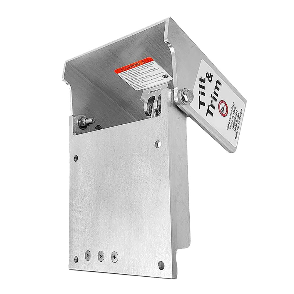 Bob's Machine Action Series Tilt  Trim f/Clamp on Motors - Silver - 30HP